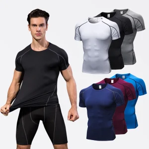 Men's Elastic Running Shirt
