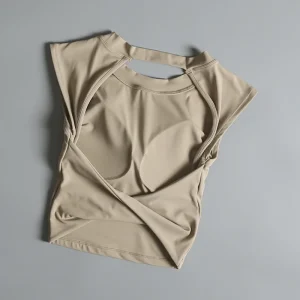 Women's  Backless Yoga Shirt